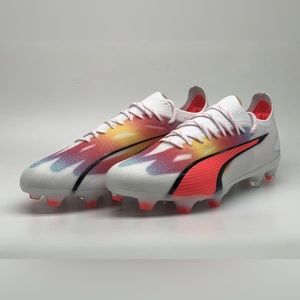PUMA ULTRA ULTIMATE FG BREAKTHROUGH PACK WHITE FIRE ORCHID 107311-01 size 5